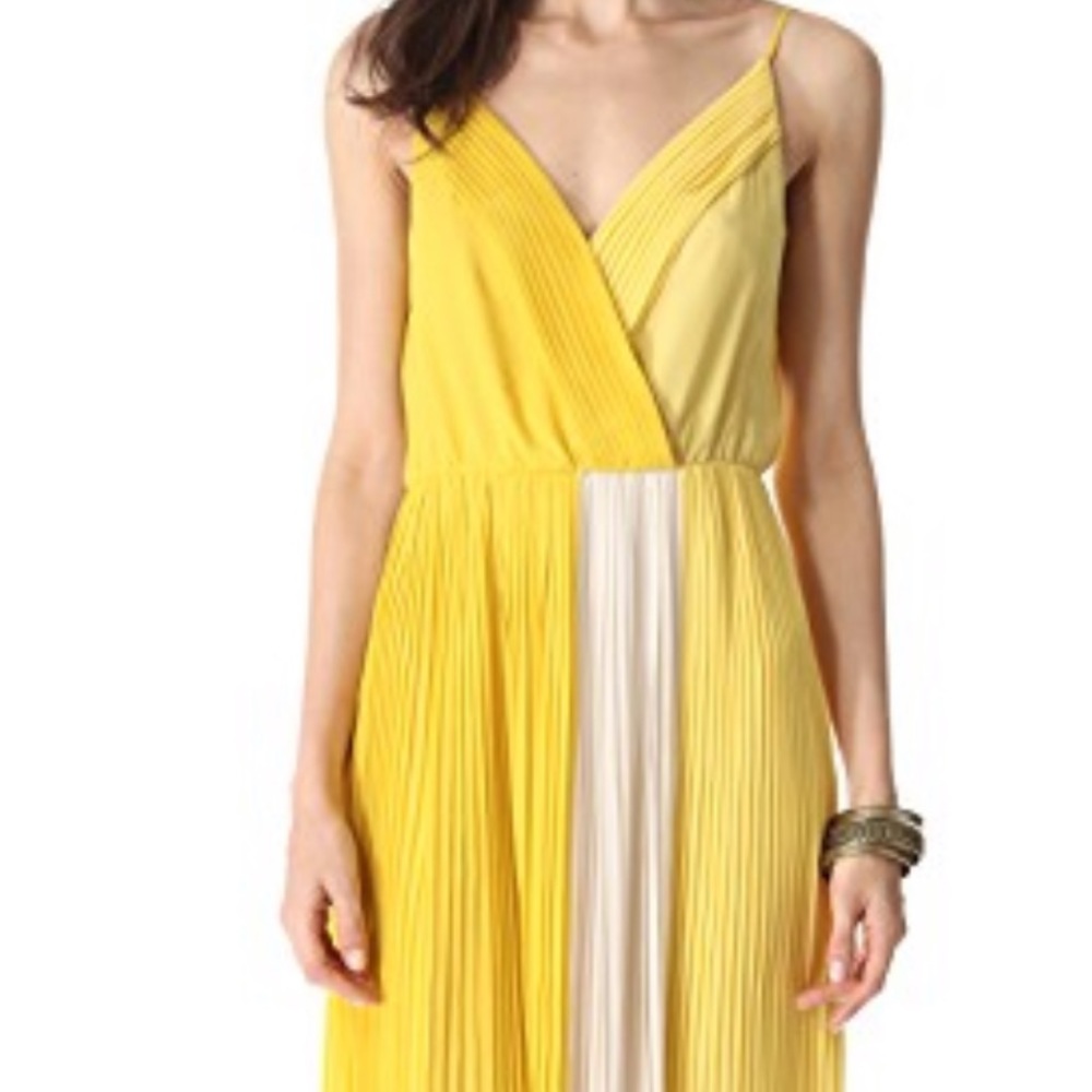 Joie Ives Maxie Dress in yellow